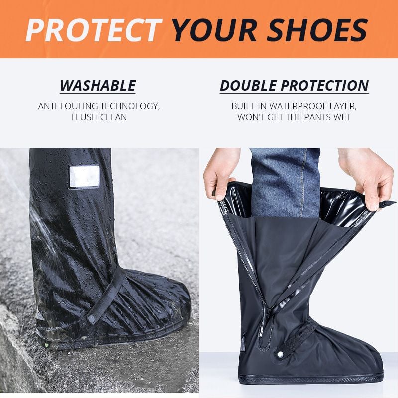 Suitable for wide feet - ❤️All-Round Long Waterproof Boot Cover