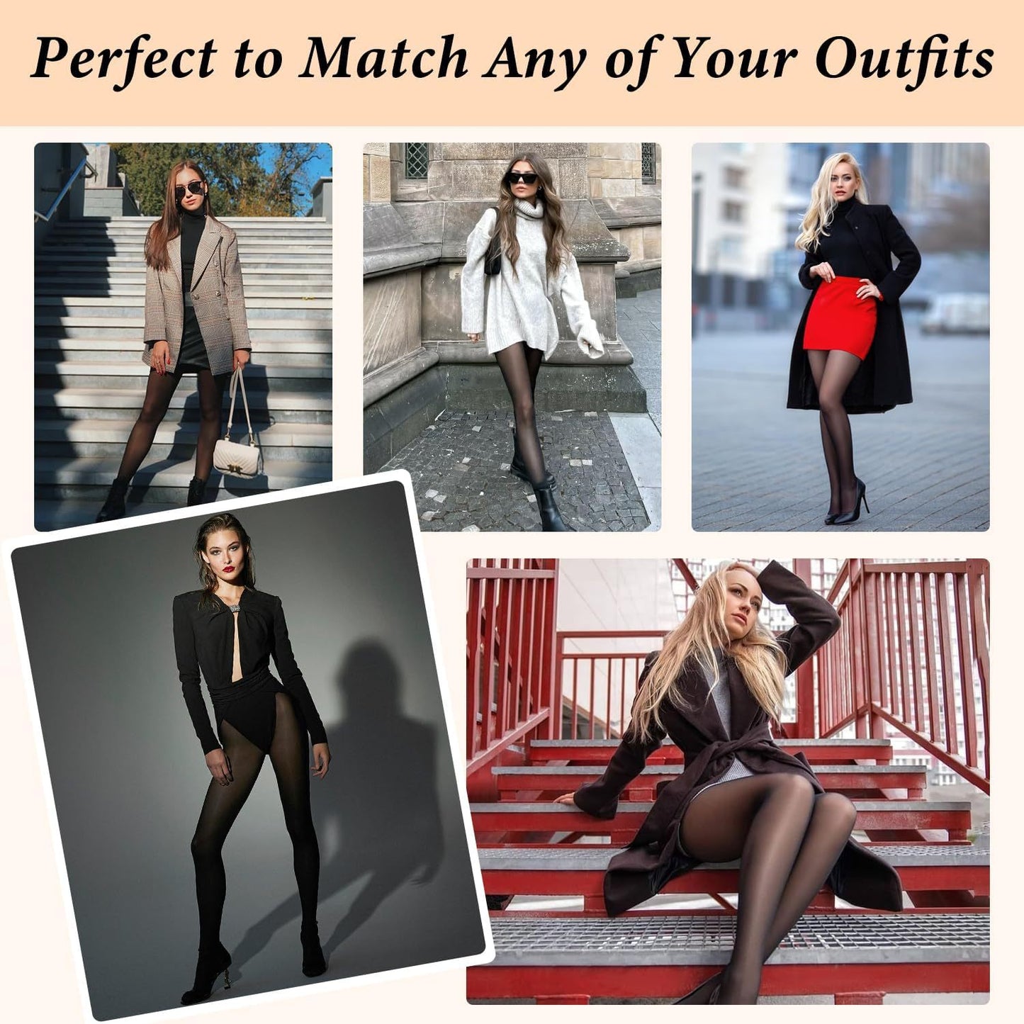 🏆 Hot Sale - 50% OFF 🔥 FUR LINED SHEER TRANSLUCENT! THE ORIGINAL MAGIC FLEECE LINED STOCKINGS