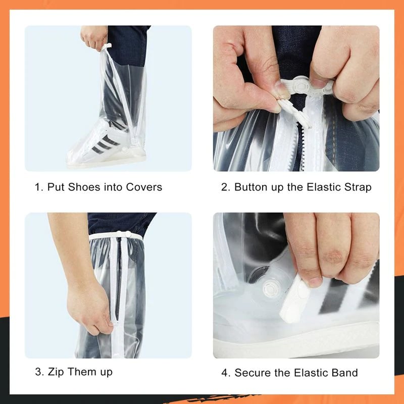 Suitable for wide feet - ❤️All-Round Long Waterproof Boot Cover