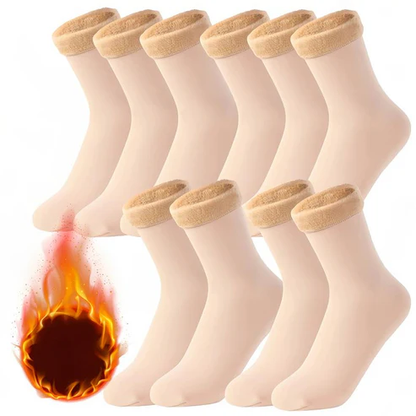 Self Heating Winter Socks for Cold Weather and Snow (Pack of 6)