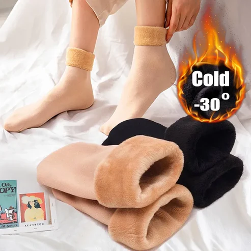 Self Heating Winter Socks for Cold Weather and Snow (Pack of 6)