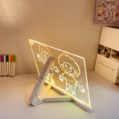 DIY 3D Acrylic LED Writing Pad with Pen
