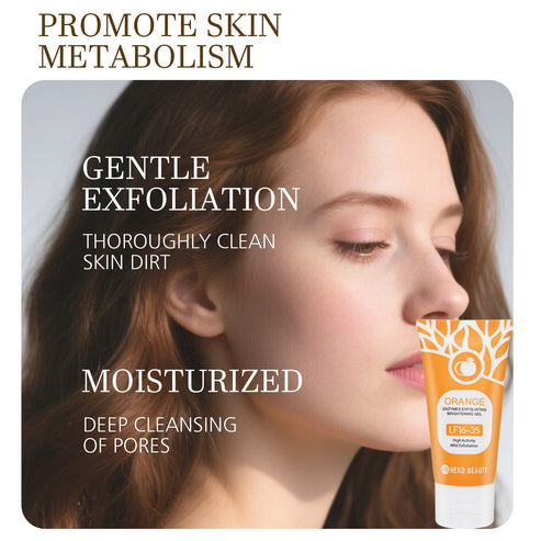 Orange Enzyme Exfoliating Gel 100g – Facial Cleansing Peel