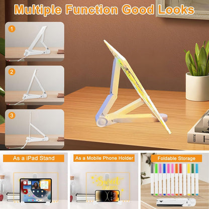 DIY 3D Acrylic LED Writing Pad with Pen