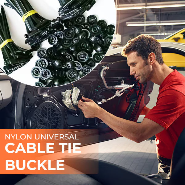 Nylon Universal Cable Tie Buckle Automotive Plastic Fastener