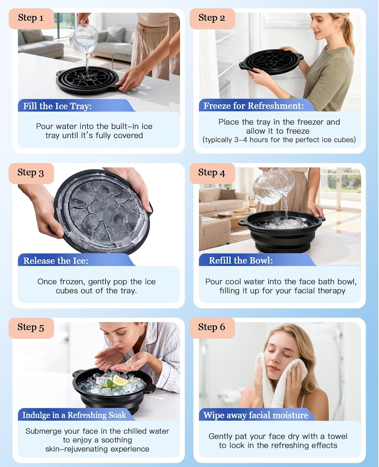 Silicone Face Ice Bowl Premium Quality 2026