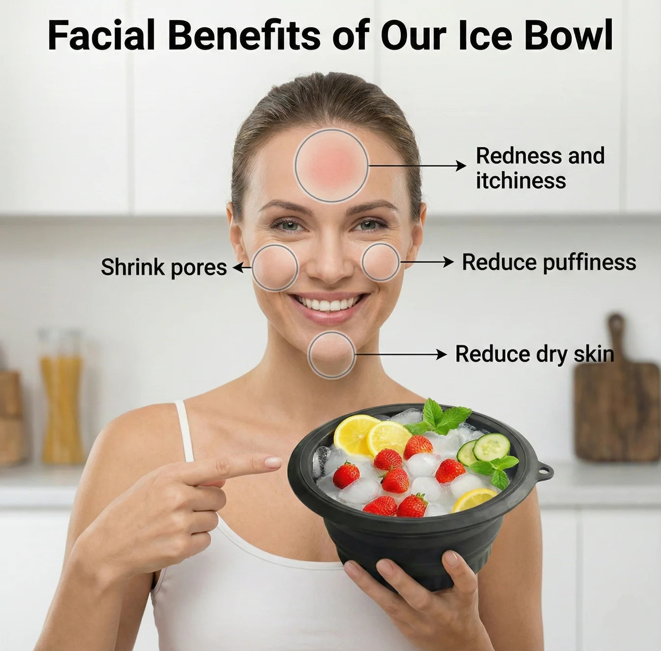 Silicone Face Ice Bowl Premium Quality 2026