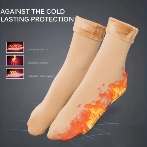 Self Heating Winter Socks for Cold Weather and Snow (Pack of 6)