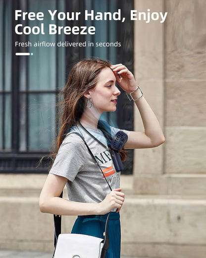 Portable Rechargeable 5-Speed Mini USB Fan 2026 with Display Screen & Phone Stand – Foldable Handheld Cooling Fan