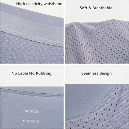 Nylon Ice Silk Breathable Men's Headbutt Padded Underwear 🔥 (Limited Stock)