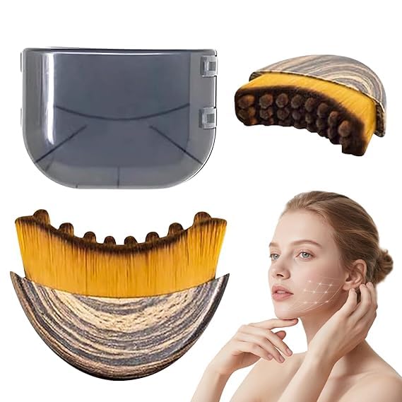 Lymphatic Sculpting Facial Brush ✨ Defined Contours & Depuffing 💆‍♀️