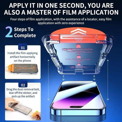Darkowl Ultra - Military-Grade Privacy Screen Protector with Ultra-easy Install Box