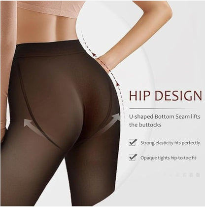 🏆 Hot Sale - 50% OFF 🔥 FUR LINED SHEER TRANSLUCENT! THE ORIGINAL MAGIC FLEECE LINED STOCKINGS🔥