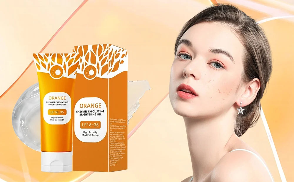 Orange Enzyme Exfoliating Gel 100g – Facial Cleansing Peel